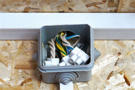 junction boxes in a closet|plastic junction box installation.